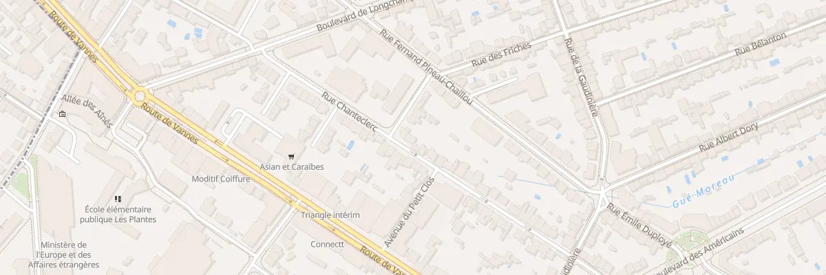 Plan du 38 Rue Chanteclerc à Nantes