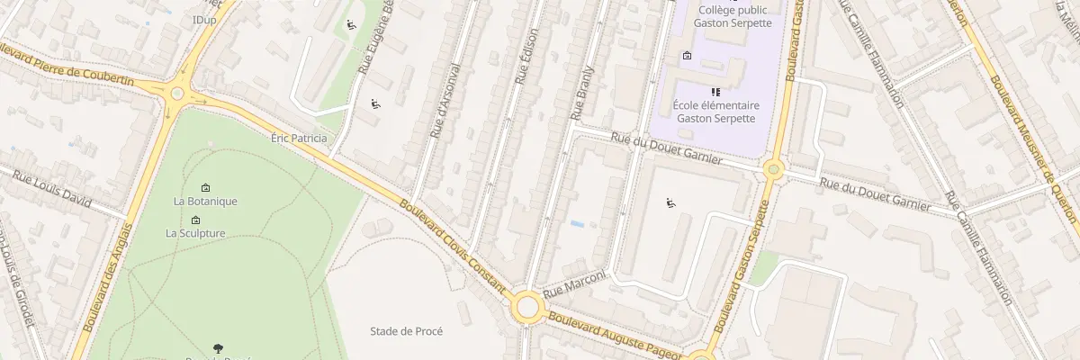Plan du 25 Rue Branly à Nantes