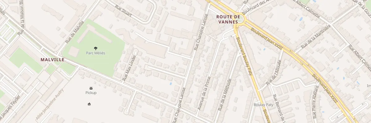 Plan du 47 Rue Chanoine Larose à Nantes