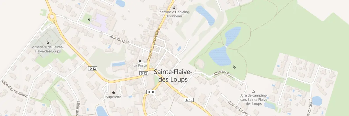 Plan du 7 Rue de la Mairie à Sainte-Flaive-des-Loups