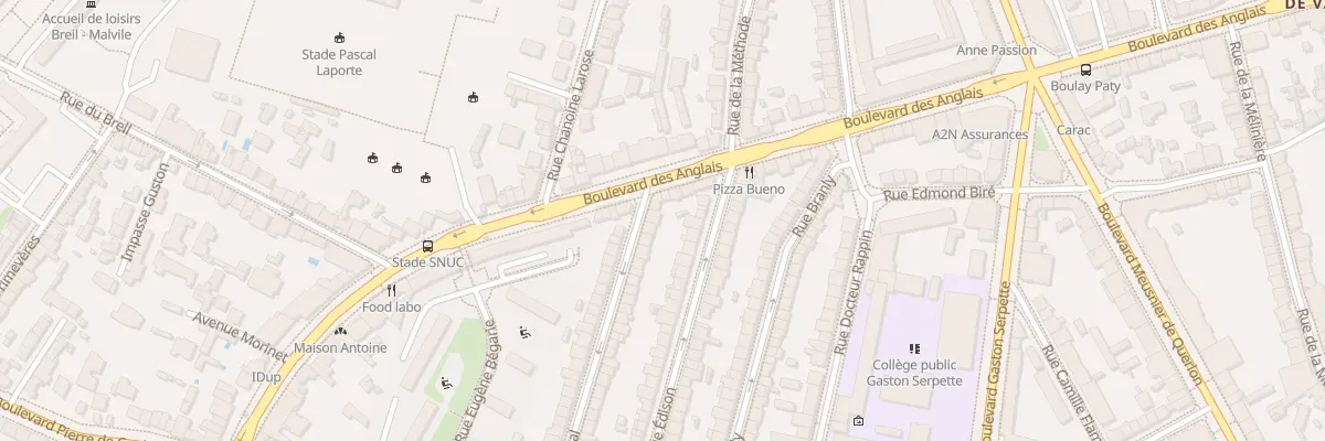 Plan du 70 Rue d’Arsonval à Nantes