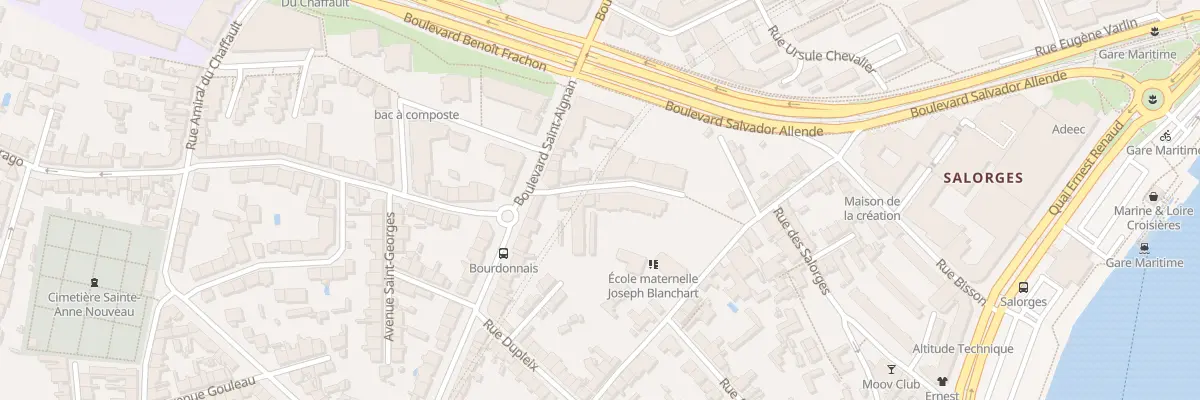 Plan du 9 Rue de la Bourdonnais à Nantes