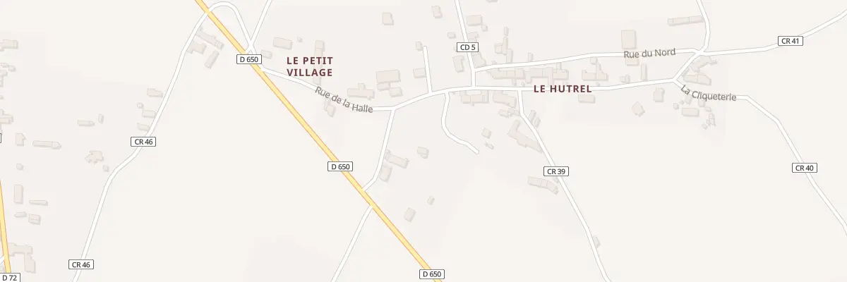 Plan du 48 Rte du Hutrel à Blainville-sur-Mer