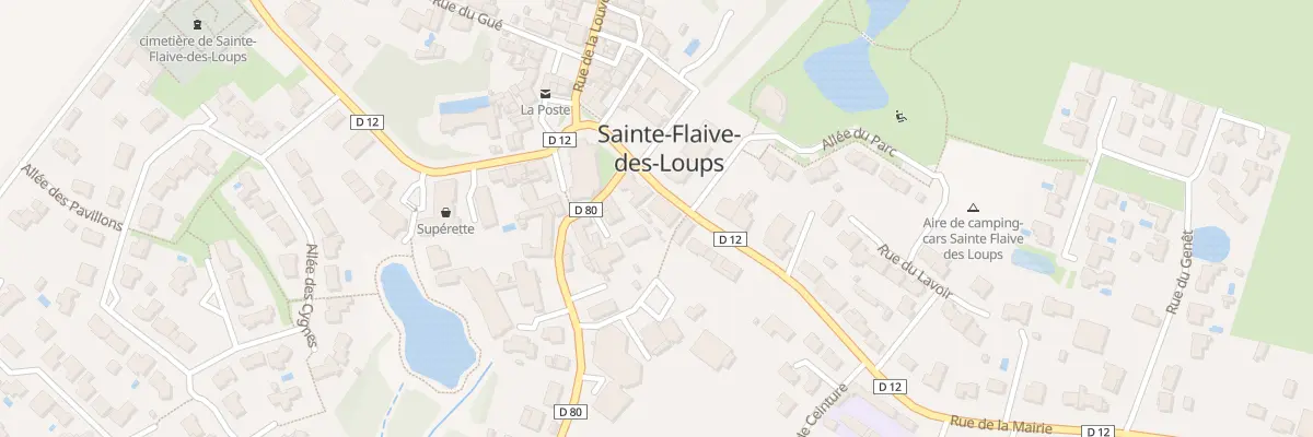Plan du 4 Rue de la Mairie à Sainte-Flaive-des-Loups