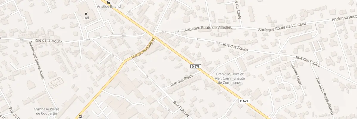 Plan du 86 Av des Vendéens à Granville