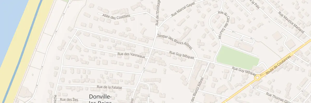 Plan du 34 Rue du Souvenir à Donville-les-Bains