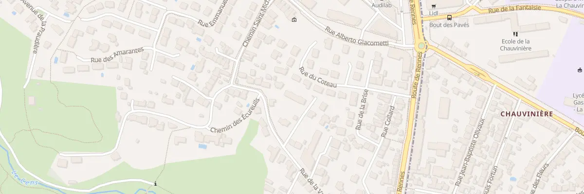 Plan du 30 Rue de la Vallée à Orvault