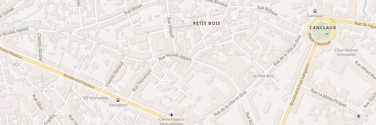 Plan du 11 Rue Nicolas Appert à Nantes