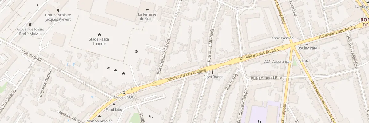 Plan du 48 Bd des Anglais à Nantes