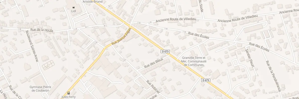 Plan du 96 Av des Vendéens à Granville
