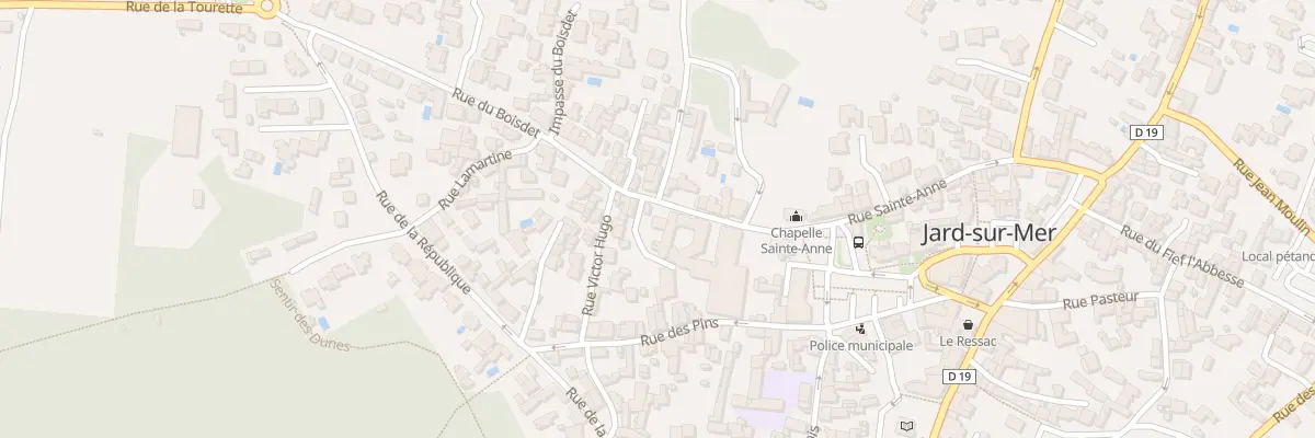 Plan du 5 Rue du boisdet à Jard-sur-Mer