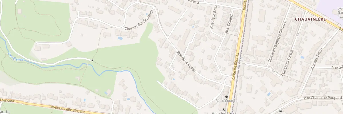 Plan du 31 Rue de la Vallée à Orvault