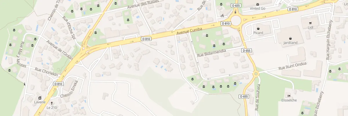 Plan du 4 Rue Source Chailla à Bidart
