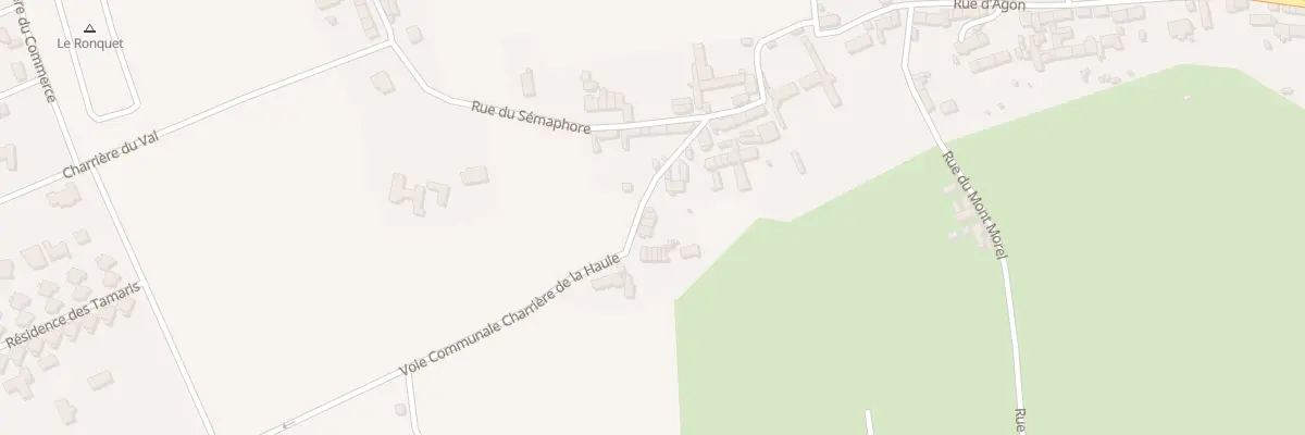 Plan du 60 Vc Charriere de la Haule à Agon-Coutainville