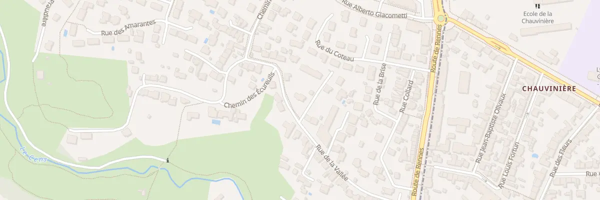 Plan du 26 Rue de la Vallée à Orvault