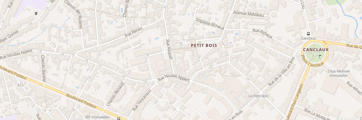 Plan du 8B Rue Raspail à Nantes