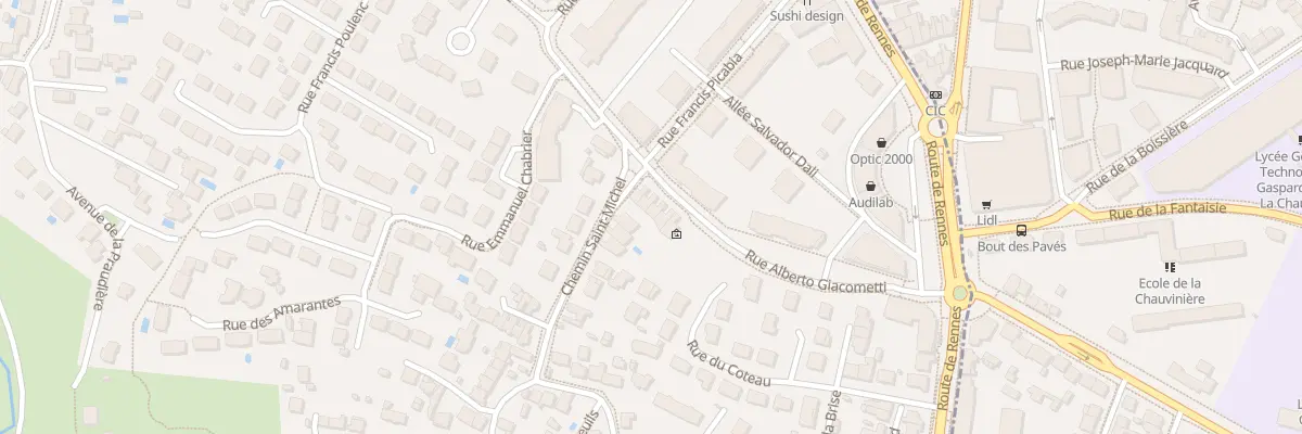 Plan du 15 Rue Alberto Giacometti à Orvault