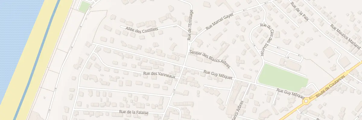 Plan du 27 Rue du Souvenir à Donville-les-Bains