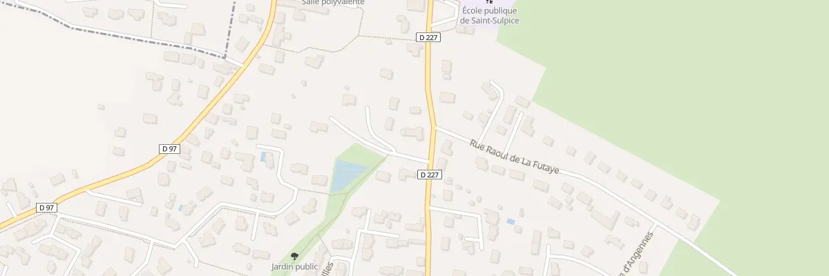 Plan du 20 Rte de Saint-Denis à Saint-Sulpice-la-Forêt