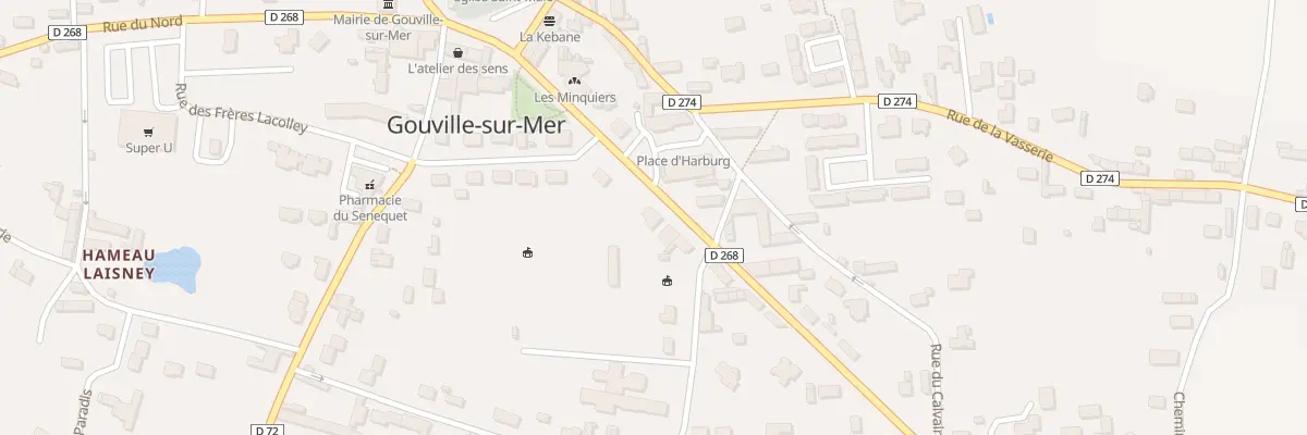 Plan du 21 Rte de Coutances à Gouville-sur-Mer
