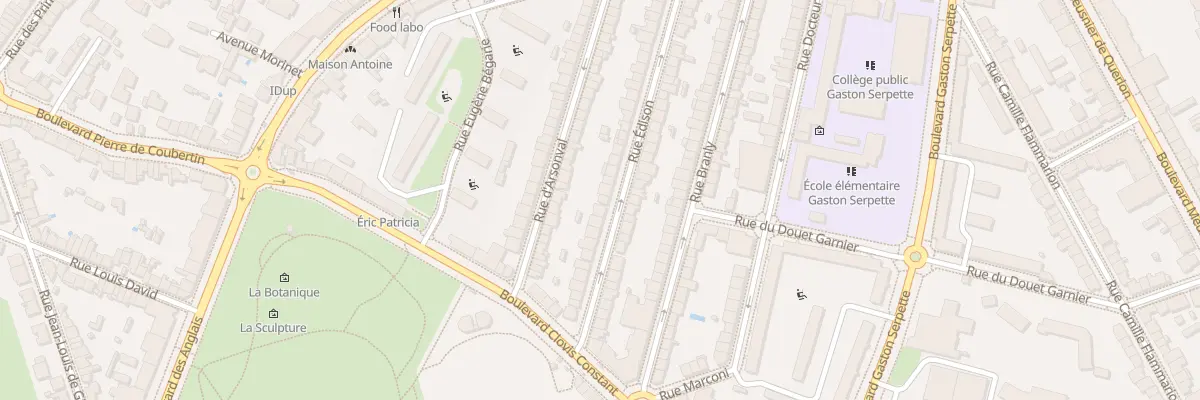 Plan du 25 Rue Edison à Nantes