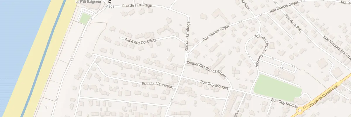 Plan du 29 Rue du Souvenir à Donville-les-Bains