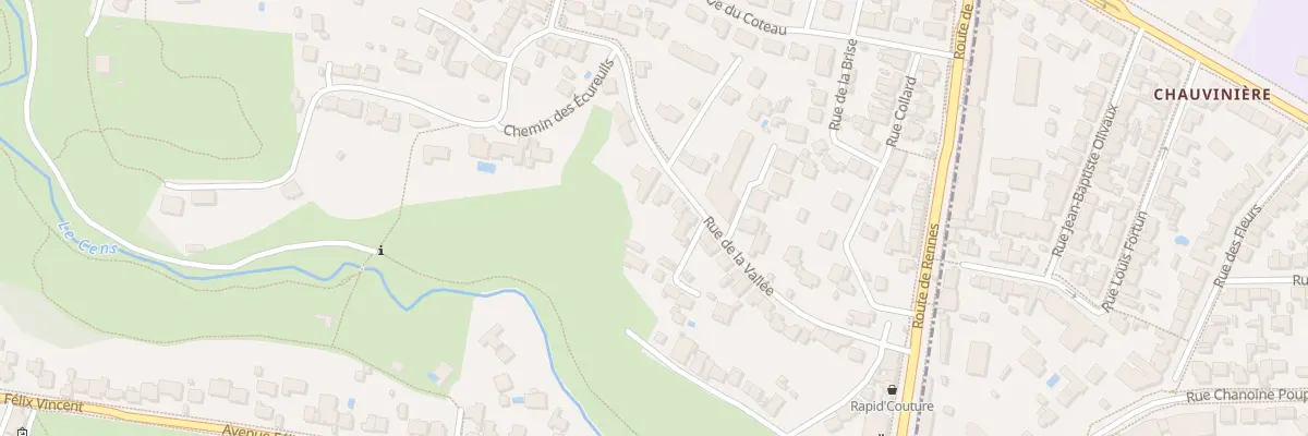 Plan du 35 Rue de la Vallée à Orvault