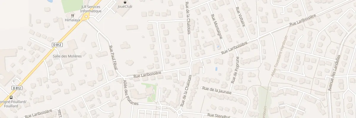 Plan du 34 Rue de la Chalotais à Thorigné-Fouillard