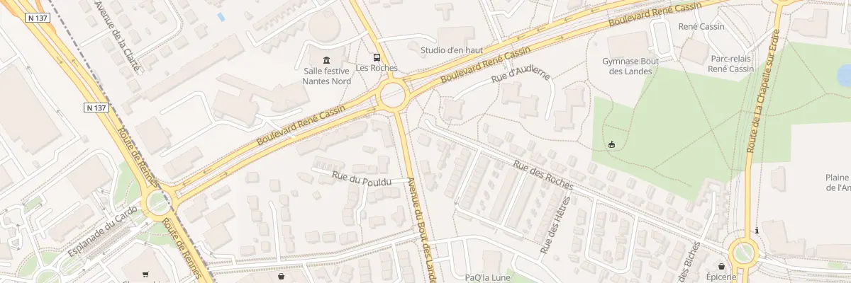 Plan du 57 Rue des Roches à Nantes