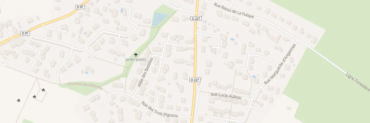 Plan du 38 Rte de Saint-Denis à Saint-Sulpice-la-Forêt