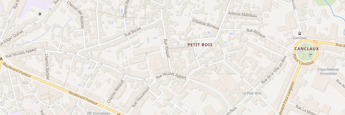 Plan du 8T Rue Raspail à Nantes