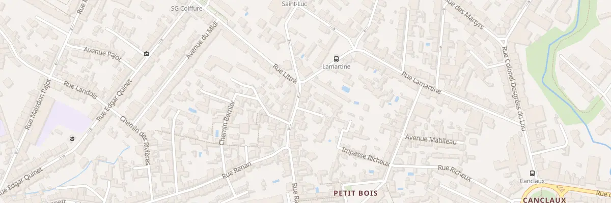 Plan du 52 Rue Raspail à Nantes
