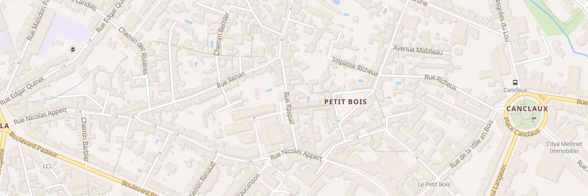 Plan du 14 Rue Raspail à Nantes