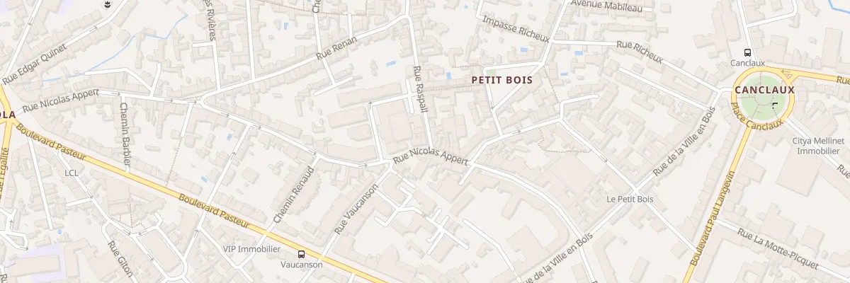 Plan du 34 Rue Nicolas Appert à Nantes