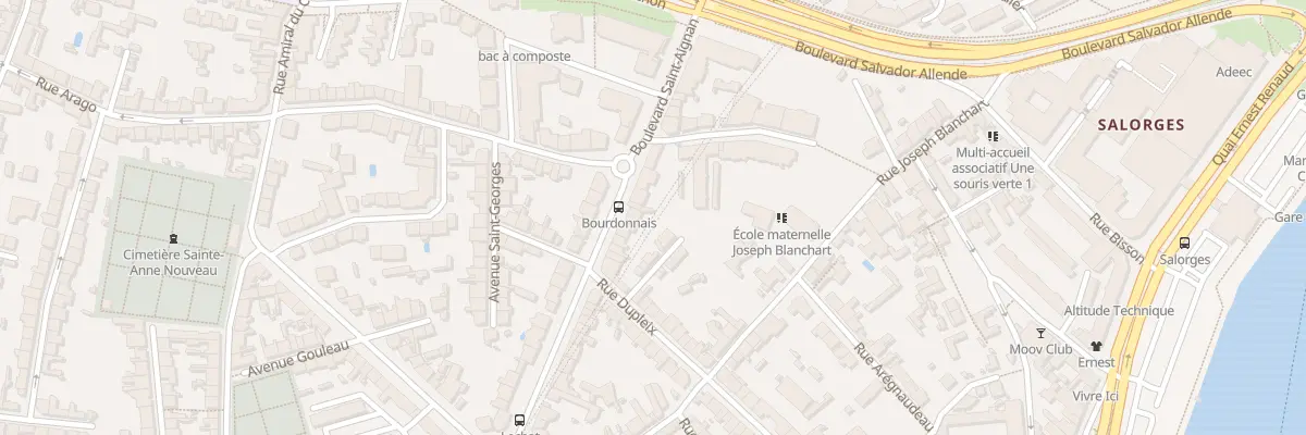 Plan du 97 Bd St Aignan à Nantes