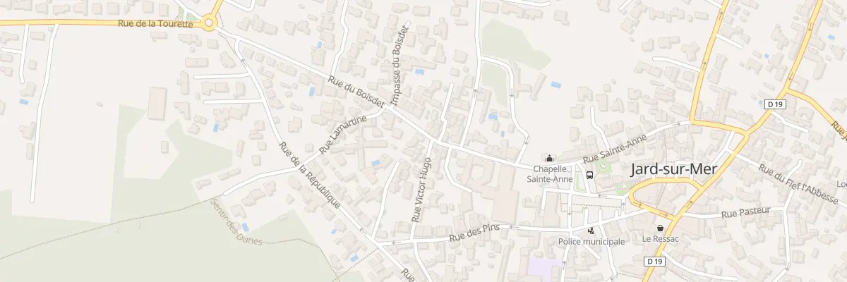 Plan du 17 Rue du boisdet à Jard-sur-Mer