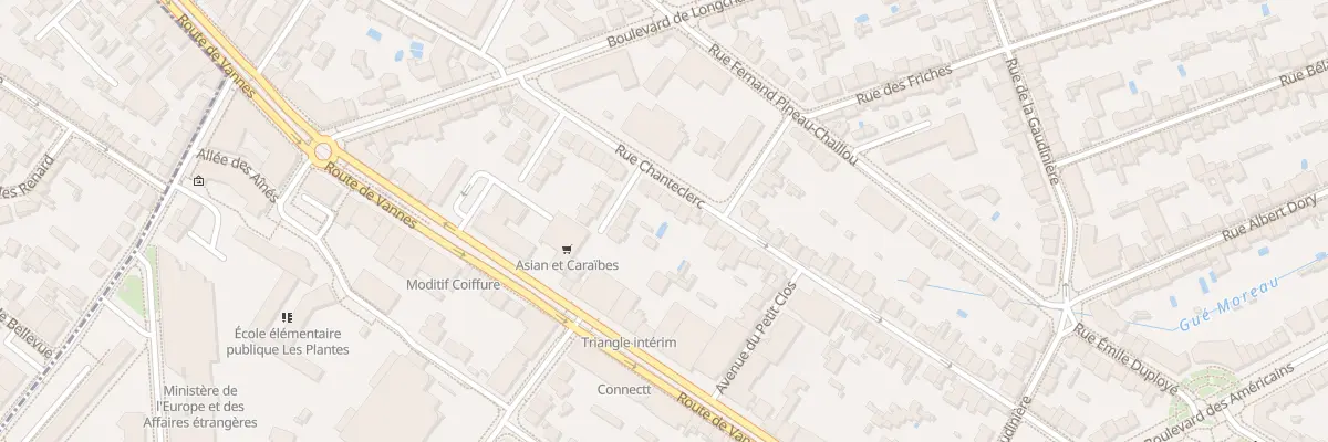 Plan du 55 Rue Chanteclerc à Nantes