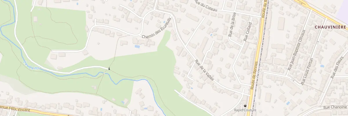Plan du 37 Rue de la Vallée à Orvault