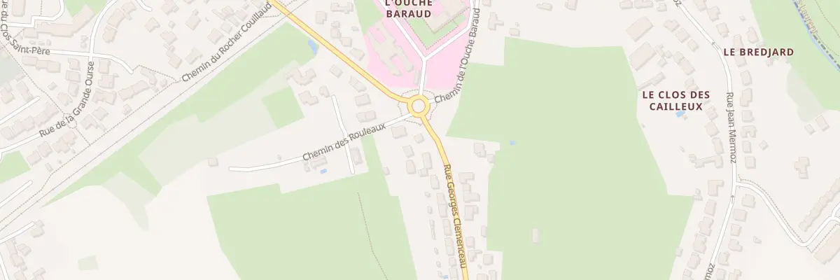 Plan du 38T Rue Georges Clémenceau à Bouguenais