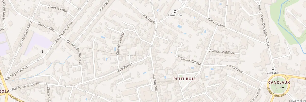 Plan du 36 Rue Raspail à Nantes