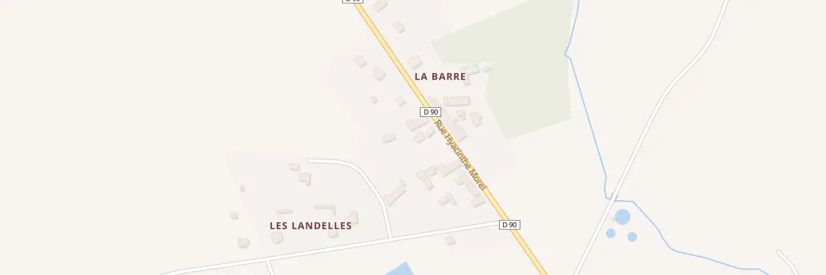 Plan du 25 Rue Hyacinthe Morel à Bazouges-la-Pérouse