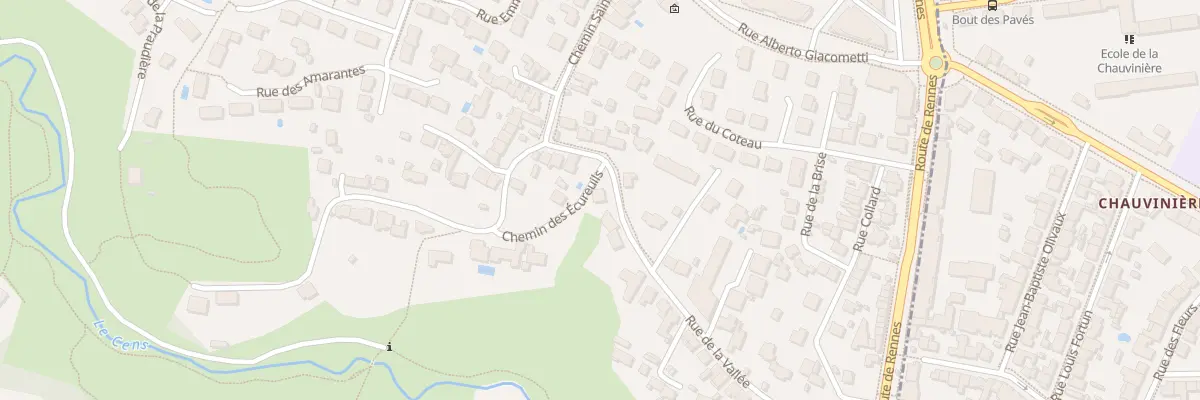 Plan du 43 Rue de la Vallée à Orvault