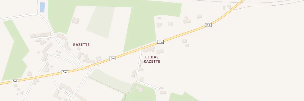Plan du 5394 Razette à Pleine-Fougères