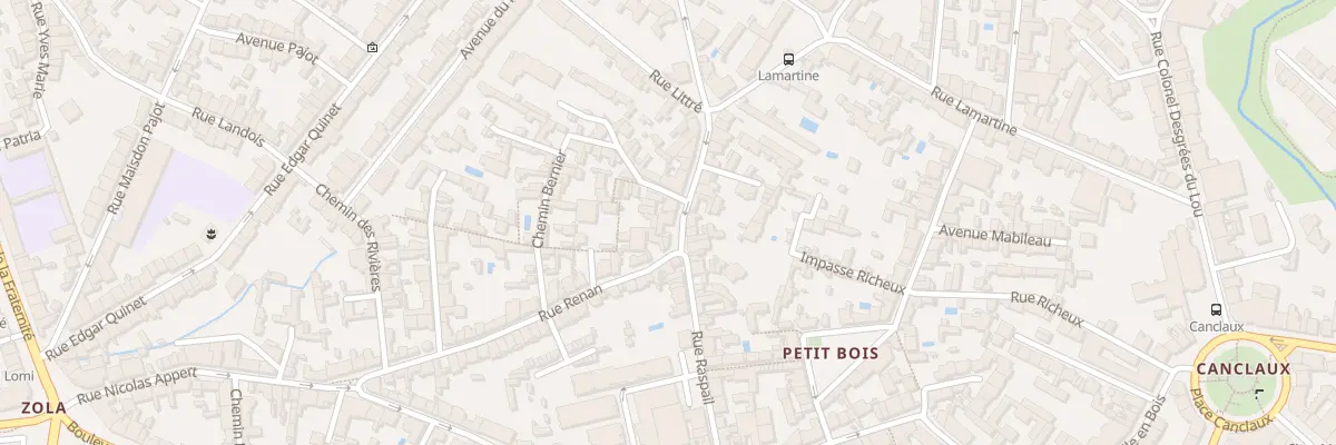 Plan du 35 Rue Raspail à Nantes