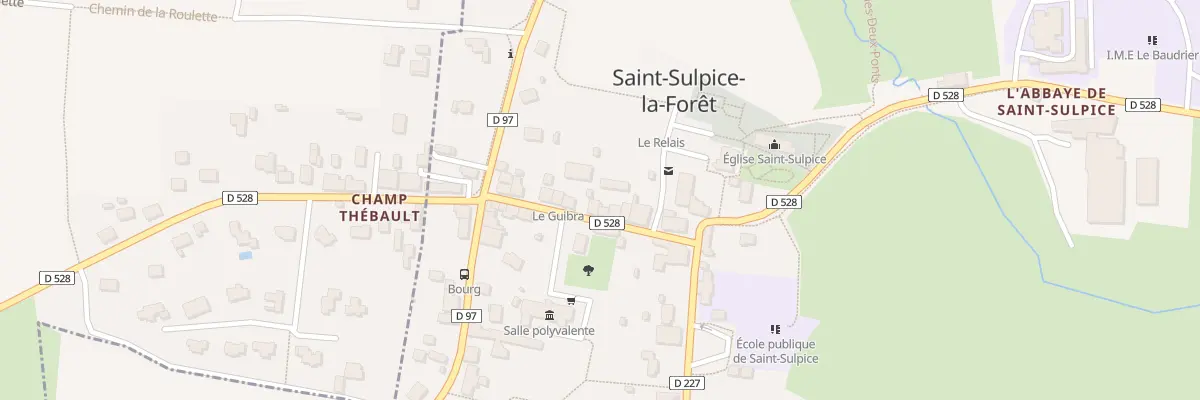 Plan du 12 Rue de la Grange à Saint-Sulpice-la-Forêt