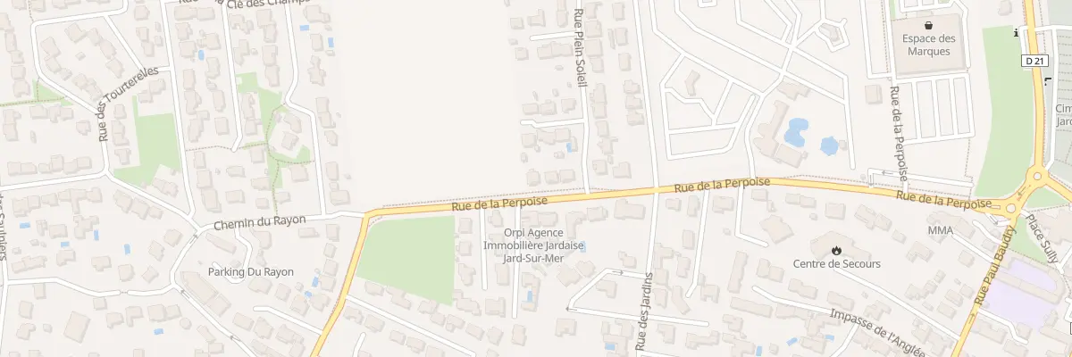 Plan du 8 Rue de la perpoise à Jard-sur-Mer