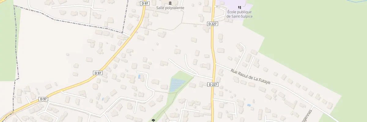 Plan du 24 Rte de Saint-Denis à Saint-Sulpice-la-Forêt