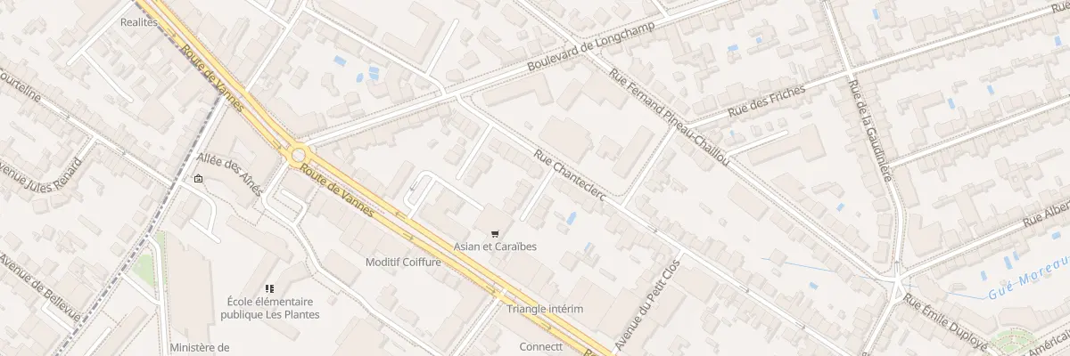 Plan du 61 Rue Chanteclerc à Nantes