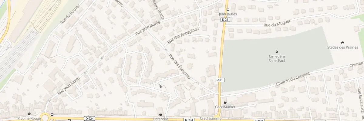 Plan du 289 Rue des Epinettes à Granville
