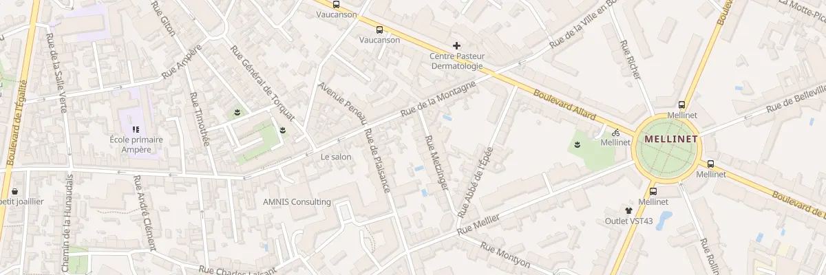 Plan du 23 Rue Metzinger à Nantes